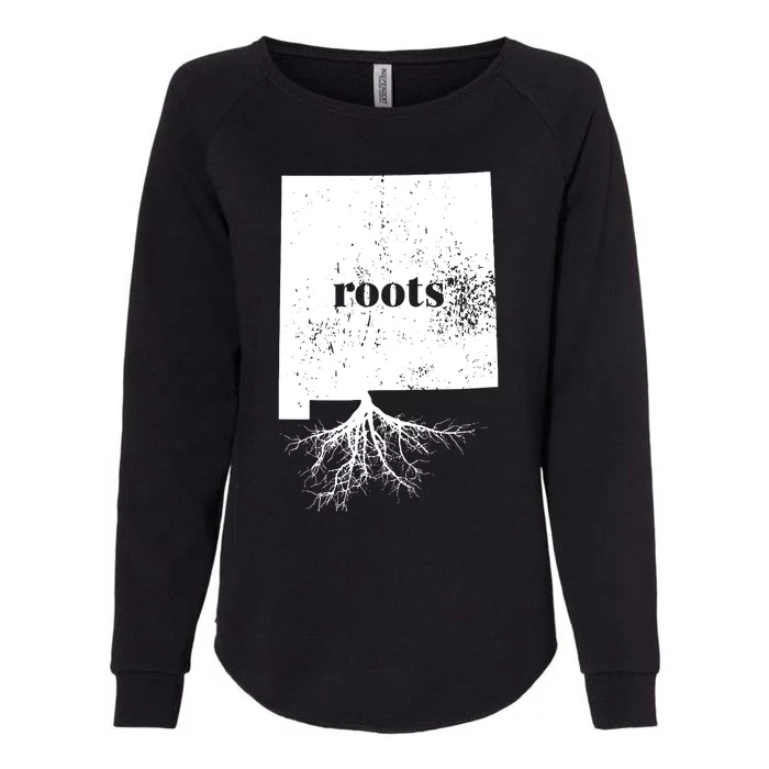 New Mexico Roots State Map Home Love Pride Gift Womens California Wash Sweatshirt