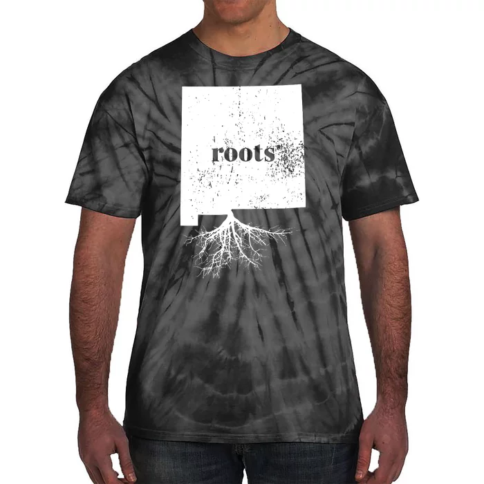 New Mexico Roots State Map Home Love Pride Gift Tie-Dye T-Shirt