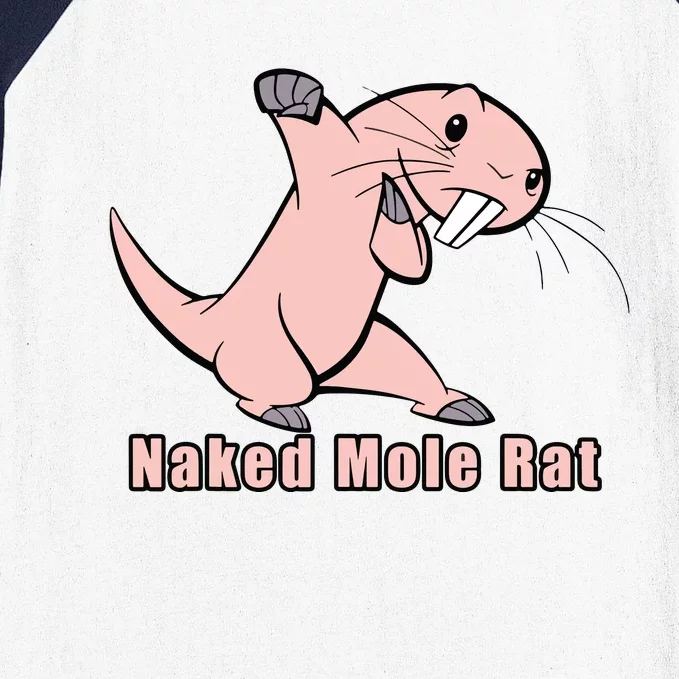 Naked Mole Rat With Life Baseball Sleeve Shirt