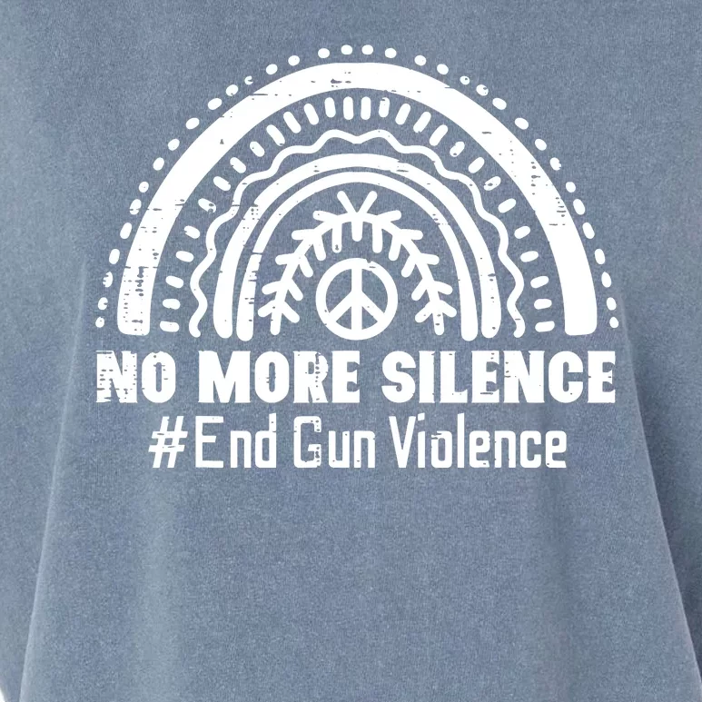 No More Silence End Gun Violence Awareness Month Orange Garment-Dyed Women's Muscle Tee