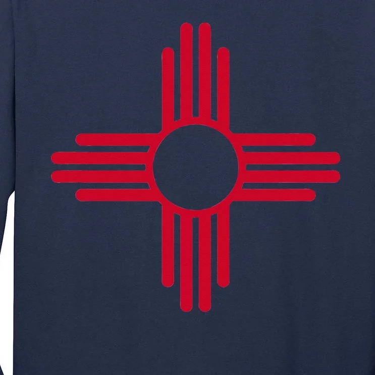 New Mexico State Flag Zia Sun Symbol Tall Long Sleeve T-Shirt