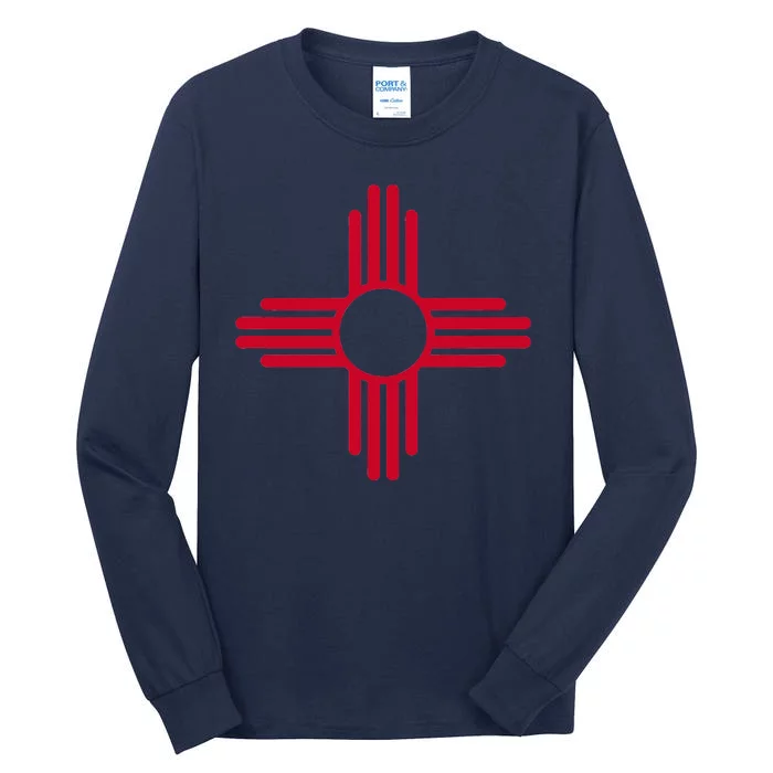 New Mexico State Flag Zia Sun Symbol Tall Long Sleeve T-Shirt