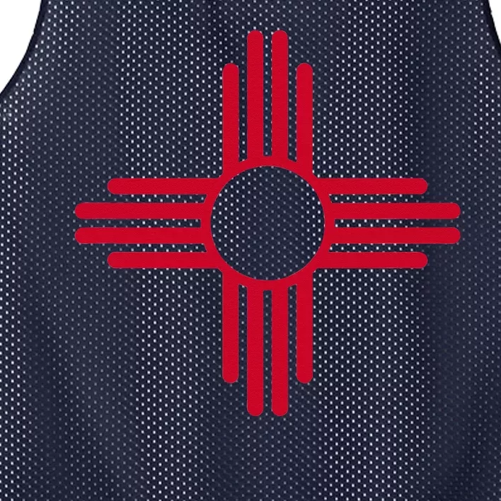 New Mexico State Flag Zia Sun Symbol Mesh Reversible Basketball Jersey Tank