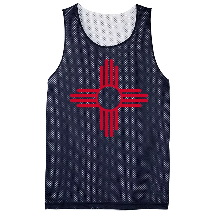 New Mexico State Flag Zia Sun Symbol Mesh Reversible Basketball Jersey Tank