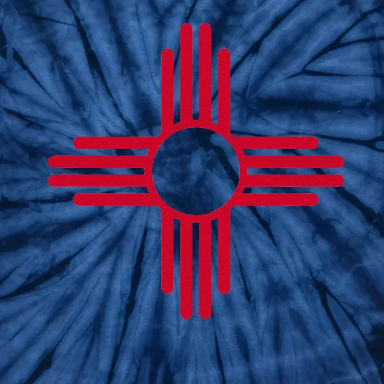 New Mexico State Flag Zia Sun Symbol Tie-Dye T-Shirt