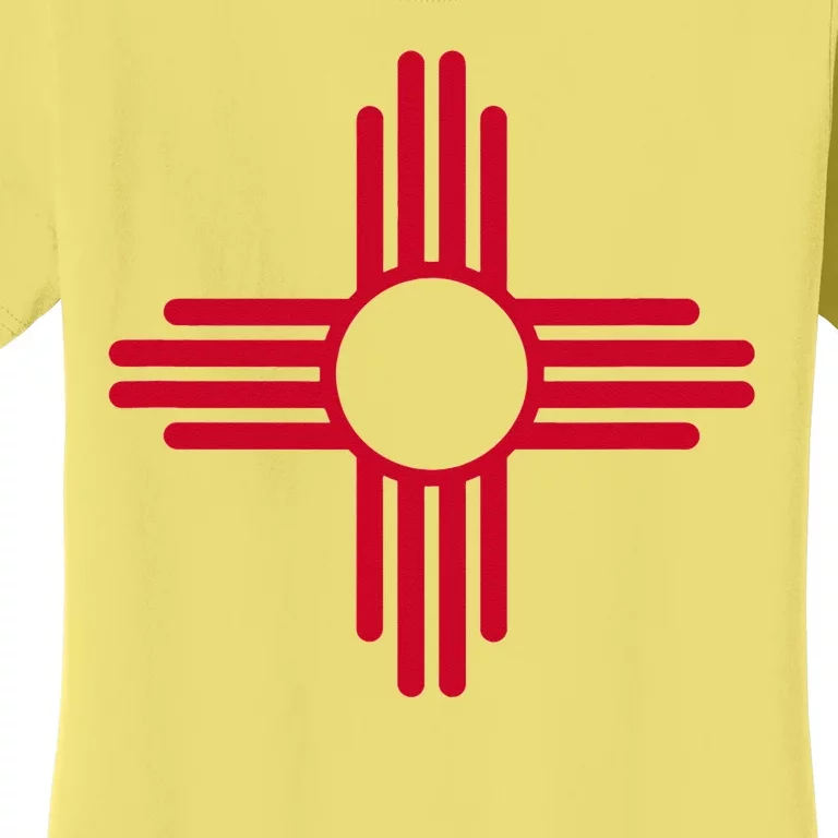 New Mexico State Flag Zia Sun Symbol Women's T-Shirt