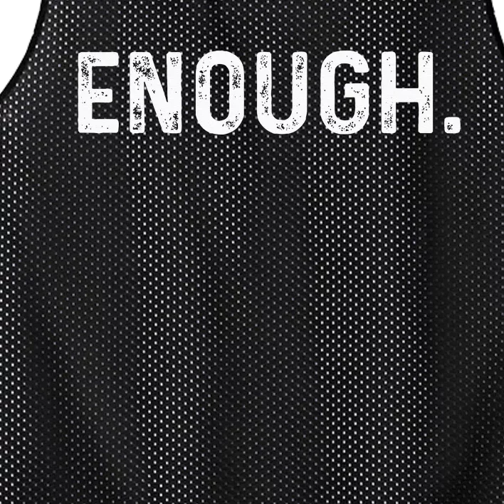 No More Silence End Gun Violence Enough Wear Orange Day Mesh Reversible Basketball Jersey Tank