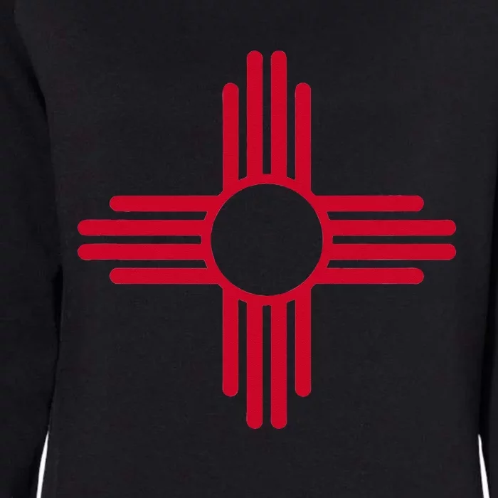 NEW MEXICO STATE FLAG ZIA SUN SYMBOL ALBUQUERQUE SANTA FE Womens California Wash Sweatshirt