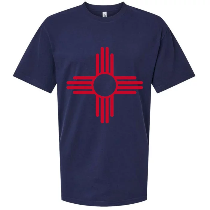 NEW MEXICO STATE FLAG ZIA SUN SYMBOL ALBUQUERQUE SANTA FE Sueded Cloud Jersey T-Shirt