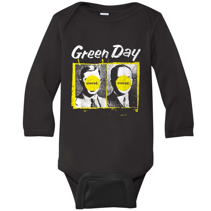 Nimrod Mug Shot President Vote 2024 Baby Long Sleeve Bodysuit