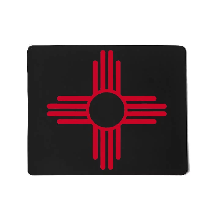 New Mexico State Flag Zia Sun Symbol Albuquerque Santa Fe Mousepad