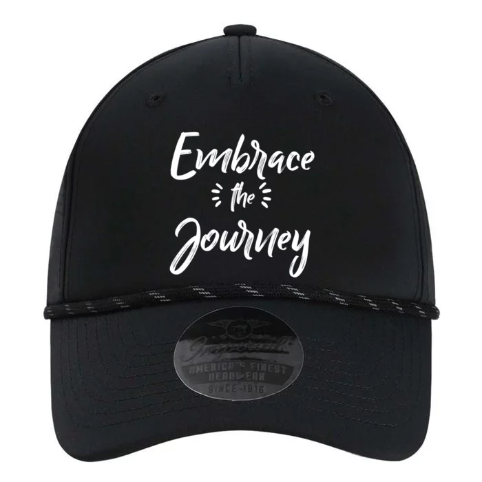 Novelty Motivational Saying Embrace The Journey Meaningful Gift Performance The Dyno Cap