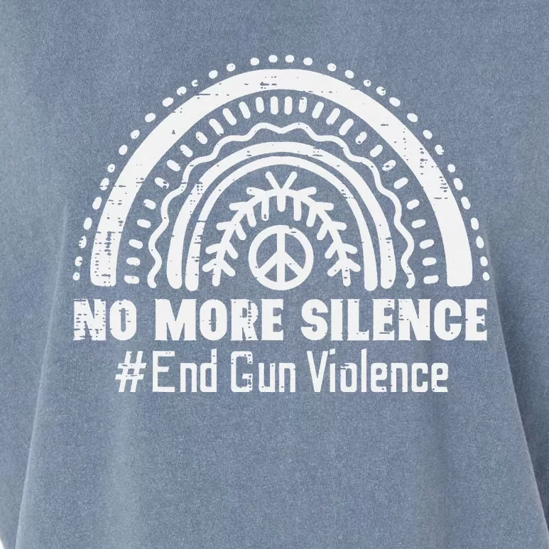 No More Silence End Gun Violence Awareness Month Orange Garment-Dyed Women's Muscle Tee