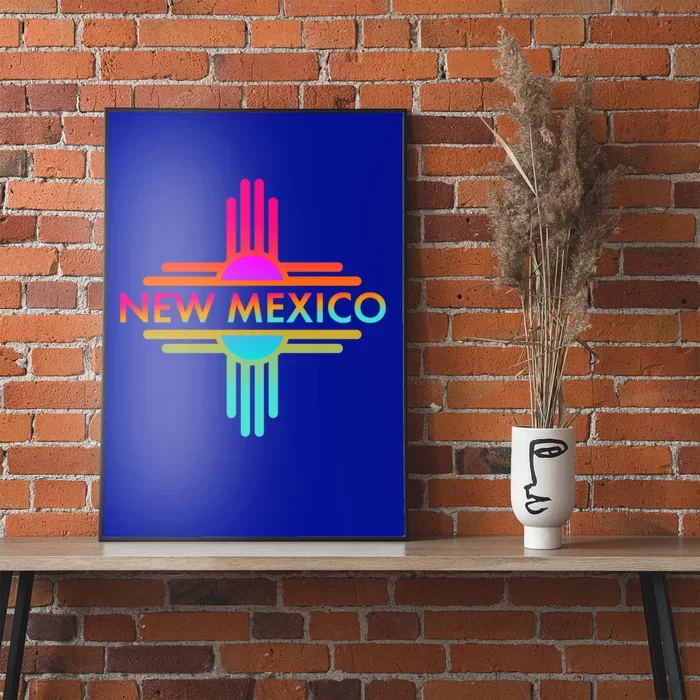 New Mexico State Zia Symbol Design Great Gift Poster