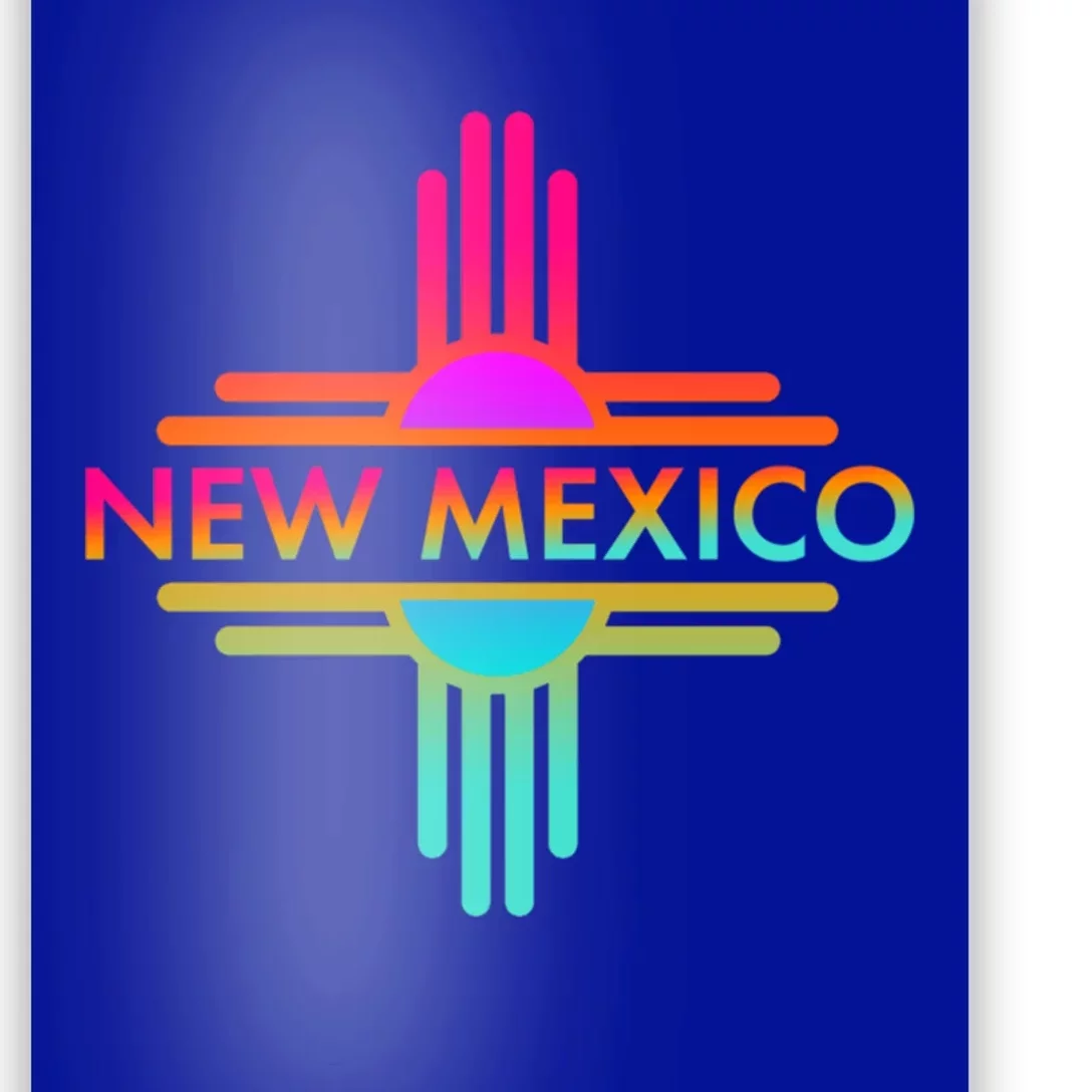 New Mexico State Zia Symbol Design Great Gift Poster