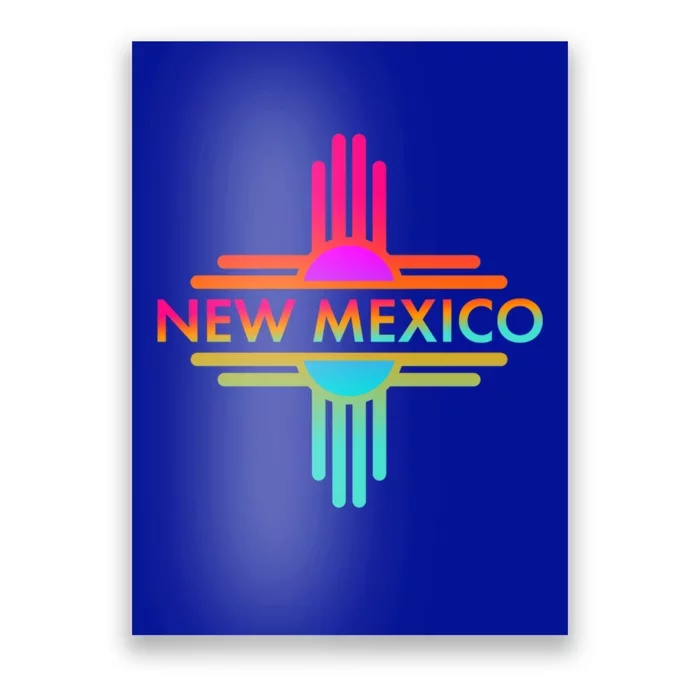 New Mexico State Zia Symbol Design Great Gift Poster