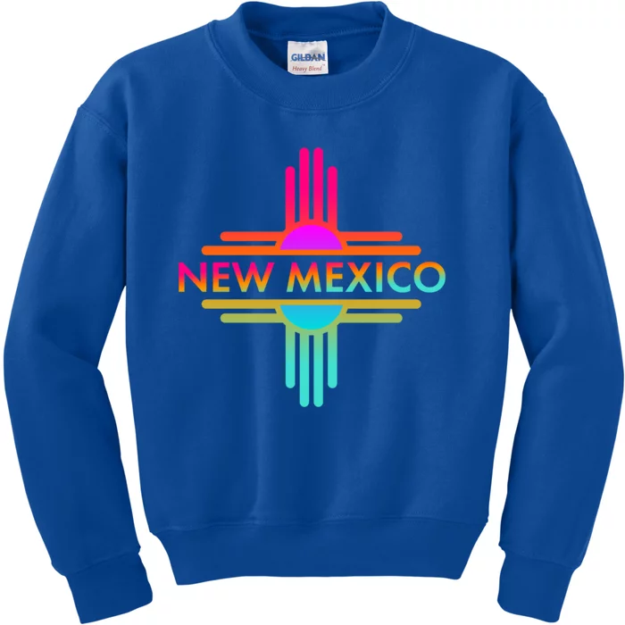 New Mexico State Zia Symbol Design Great Gift Kids Sweatshirt