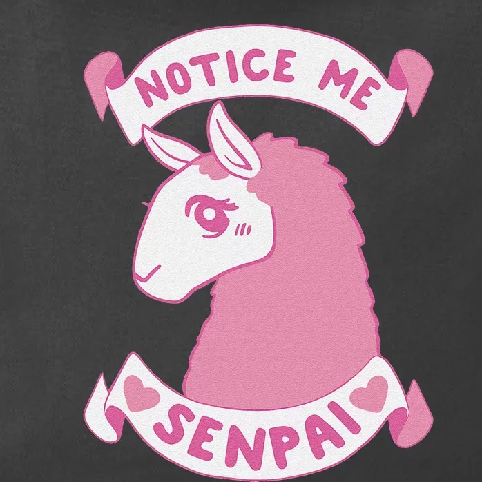 Notice Me Senpai Zip Tote Bag