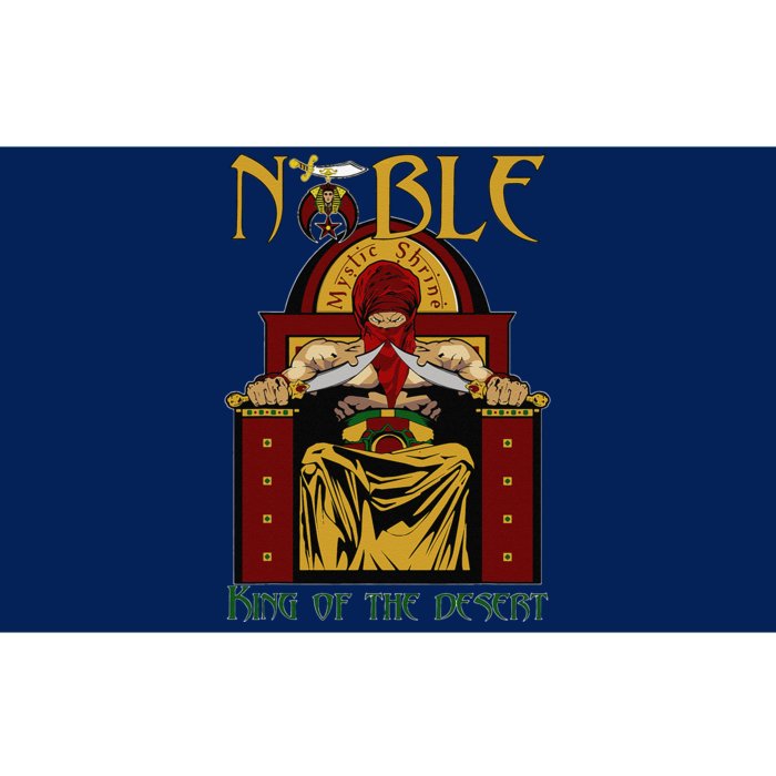 Noble Mystic Shrine King Of The Desert Shriner Fathers Day Bumper Sticker