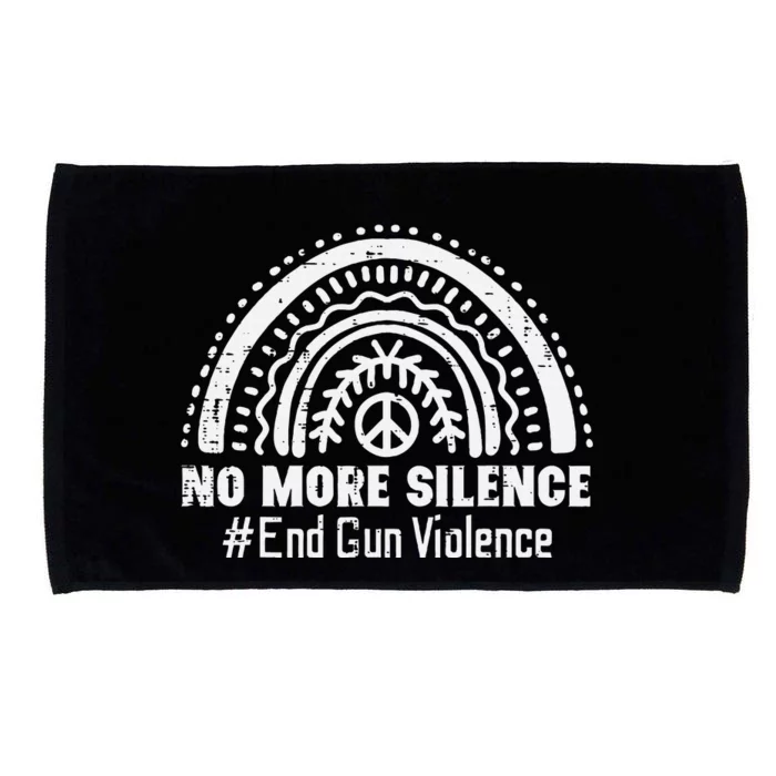 No More Silence End Gun Violence Awareness Month Orange Microfiber Hand Towel