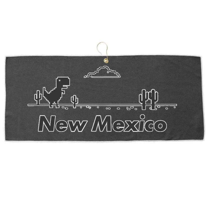 New Mexico State Dinosaur Design Large Microfiber Waffle Golf Towel