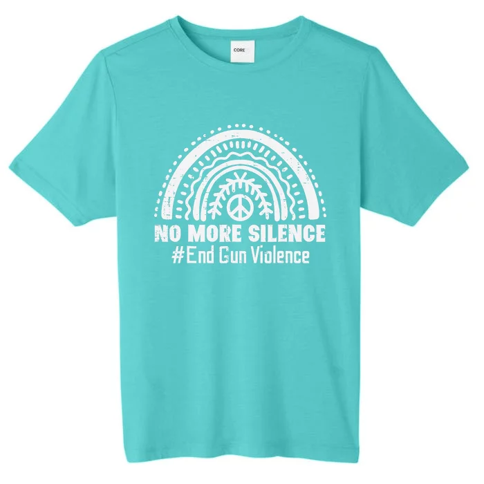 No More Silence End Gun Violence Awareness Month Orange ChromaSoft Performance T-Shirt