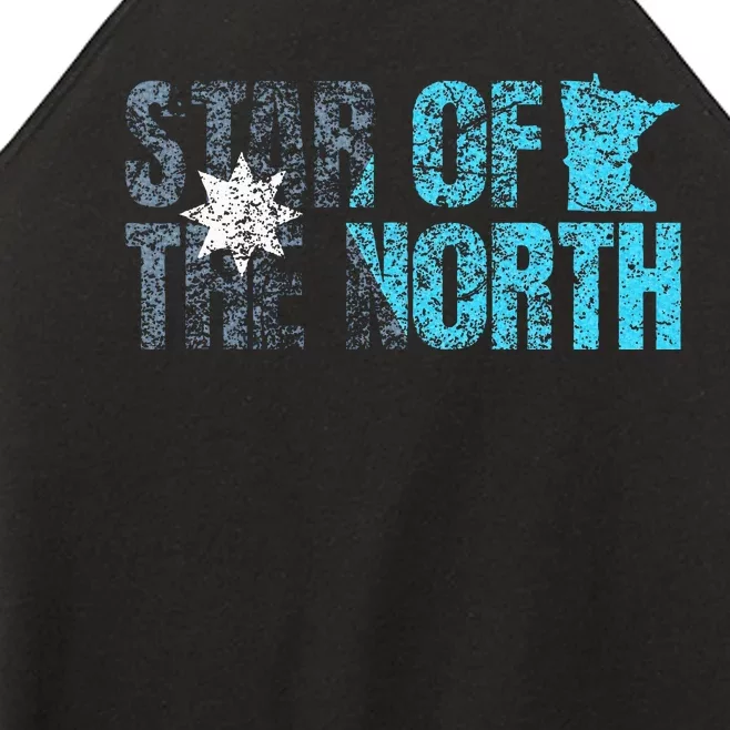 New Minnesota State Flag Mn Star Of The North Map Women’s Perfect Tri Rocker Tank