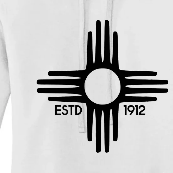 New Mexico State Flag Zia Symbol Women's Pullover Hoodie