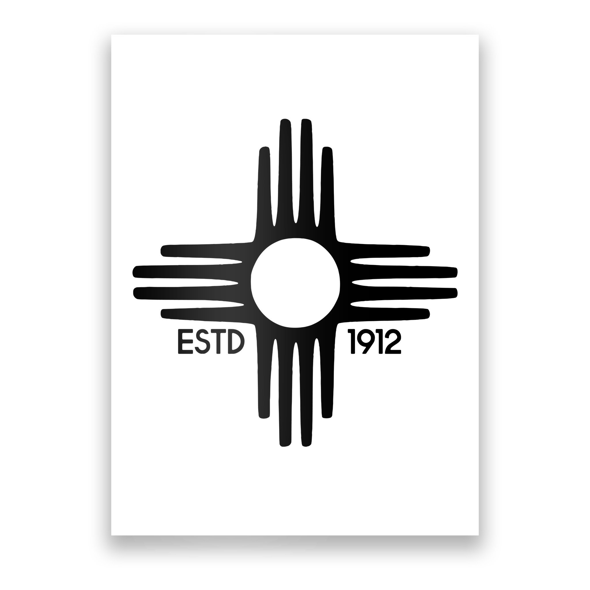 zia symbol black and white