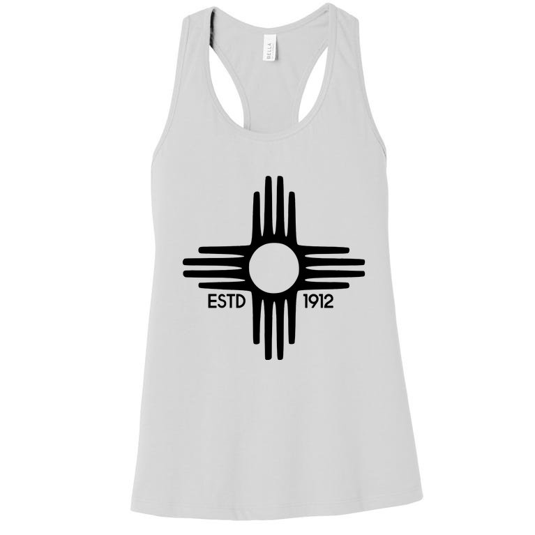 New Mexico State Flag Zia Symbol Women's Racerback Tank
