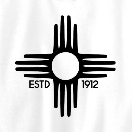 New Mexico State Flag Zia Symbol Kids Sweatshirt