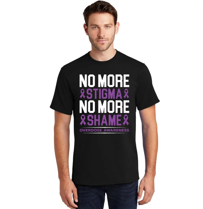 No More Stigma No More Shame Addiction Tall T-Shirt