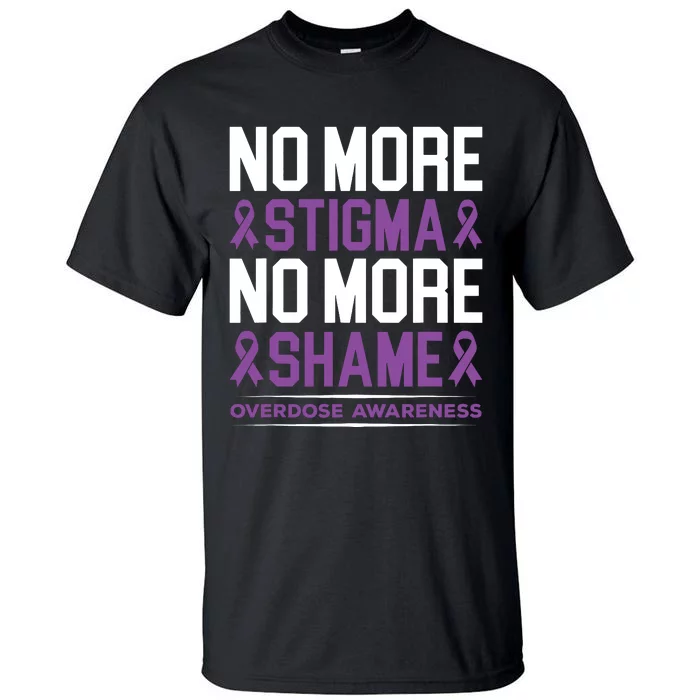 No More Stigma No More Shame Addiction Tall T-Shirt