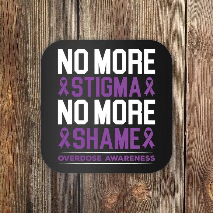 No More Stigma No More Shame Addiction Coaster