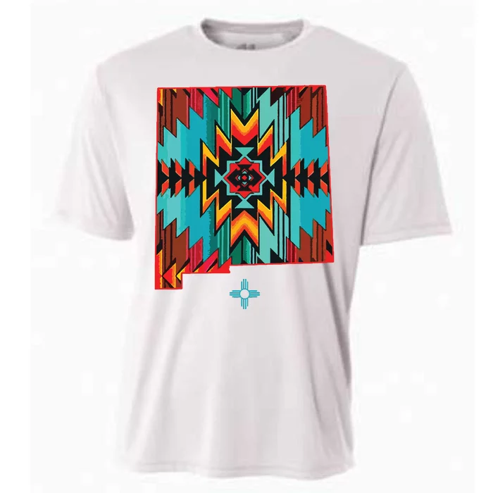 New Mexico State Floral Design Southwest Nm Zia Art Cooling Performance Crew T-Shirt