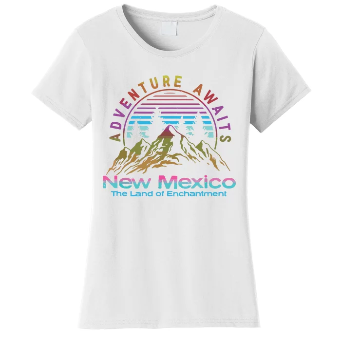 New Mexico State Retro Vintage Outdoors Nm Mountains Women's T-Shirt