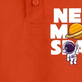 Need More Space Funny Astronaut Dry Zone Grid Performance Polo