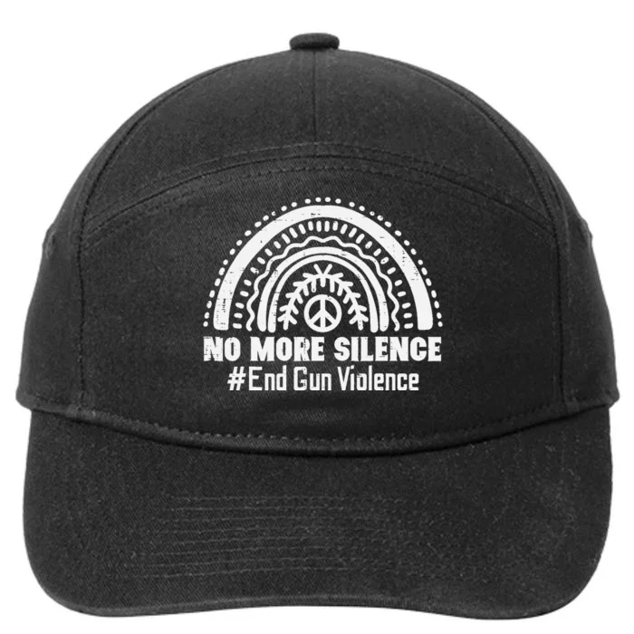 No More Silence End Gun Violence Awareness Month Orange 7-Panel Snapback Hat