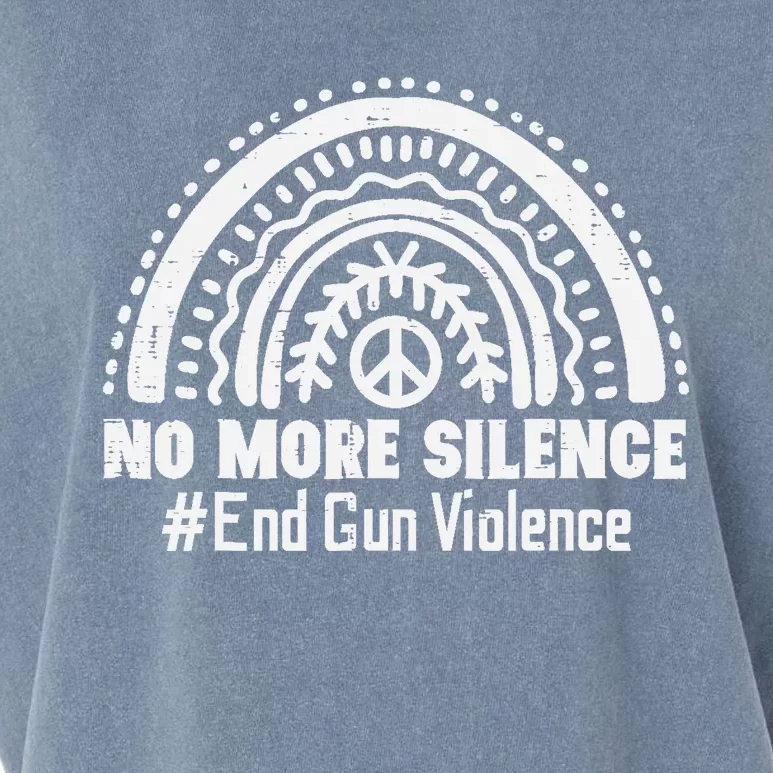 No More Silence End Gun Violence Awareness Month Orange Garment-Dyed Women's Muscle Tee