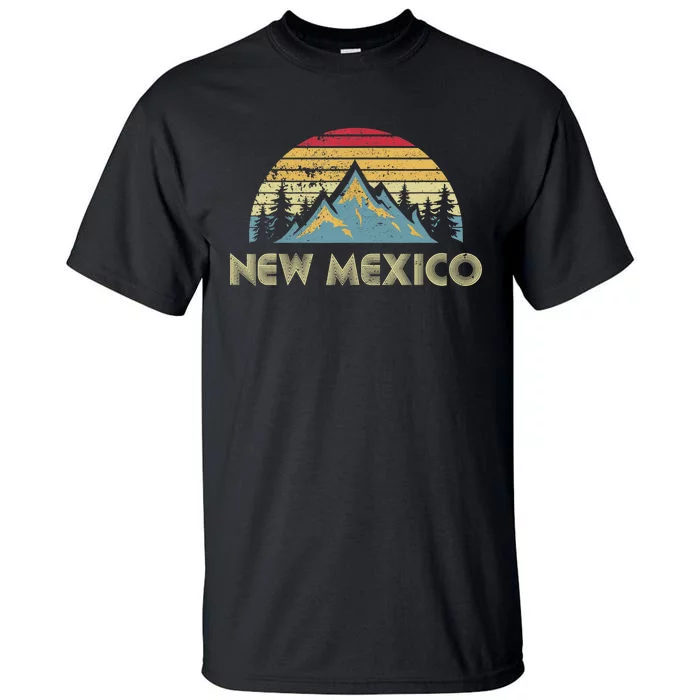 New Mexico Tee Retro Vintage Mountains Nature Hiking Shirt Tall T-Shirt