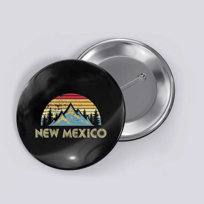 New Mexico Tee Retro Vintage Mountains Nature Hiking Shirt Button