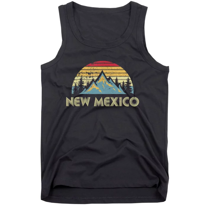 New Mexico Tee Retro Vintage Mountains Nature Hiking Shirt Tank Top