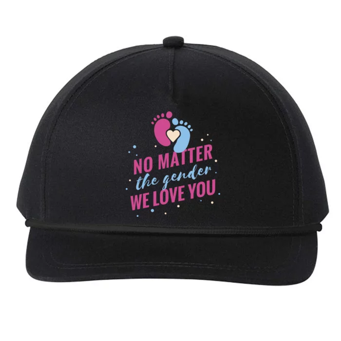 No Matter The Gender We Love You Snapback Five-Panel Rope Hat