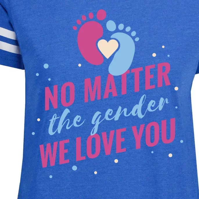 No Matter The Gender We Love You Enza Ladies Jersey Football T-Shirt