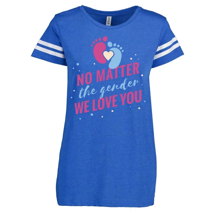 No Matter The Gender We Love You Enza Ladies Jersey Football T-Shirt