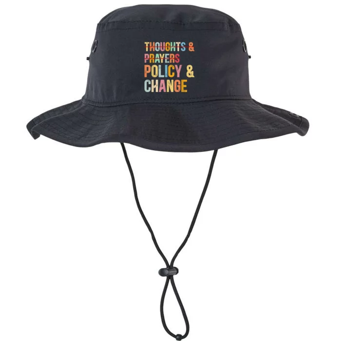 No More Thoughts & Prayers Time For Policy & Change Legacy Cool Fit Booney Bucket Hat