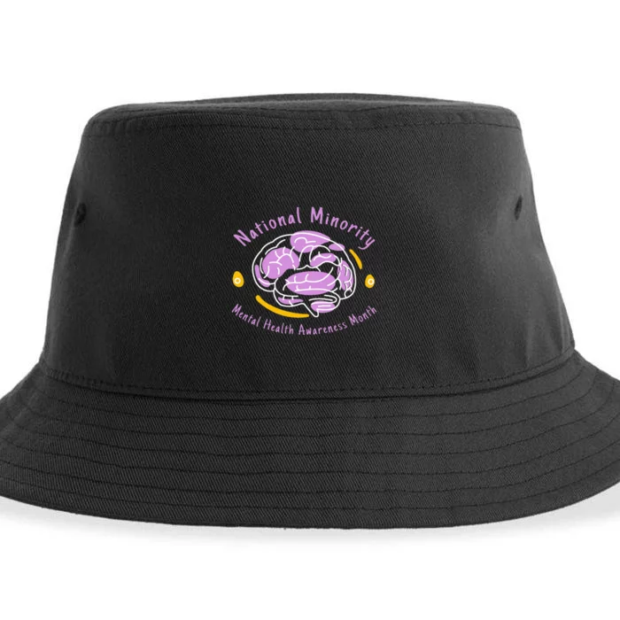 National Minority Tal Health Month For People Of Color Sustainable Bucket Hat