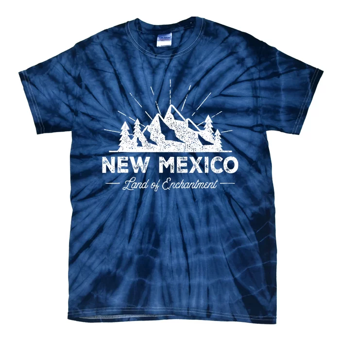 New Mexico T Vintage Nm Hiking Retro Design Tie-Dye T-Shirt