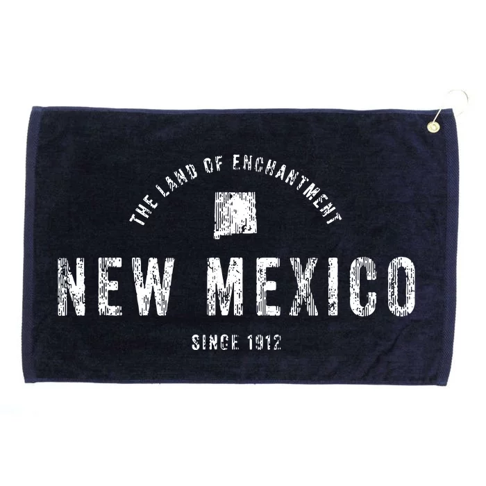 New Mexico T Vintage Sports Design Retro Nm Grommeted Golf Towel