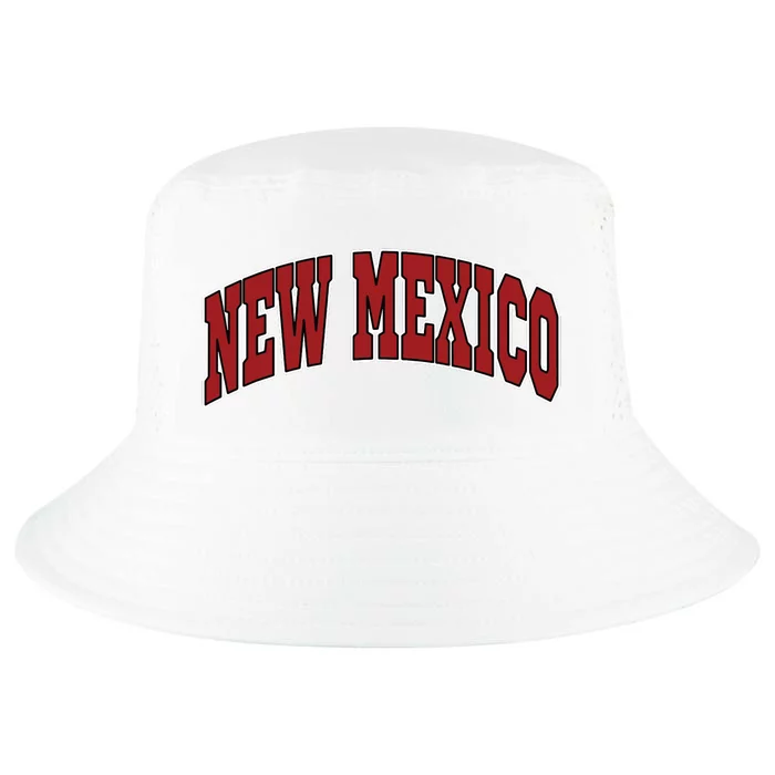 New Mexico Throwback Design Print Classic Cool Comfort Performance Bucket Hat